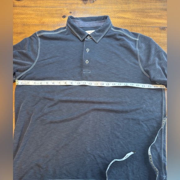 Tommy Bahama Grey Short Sleeve Golf Polo Shirt Soft Modal Contemporary Men's XL - Picture 4 of 5